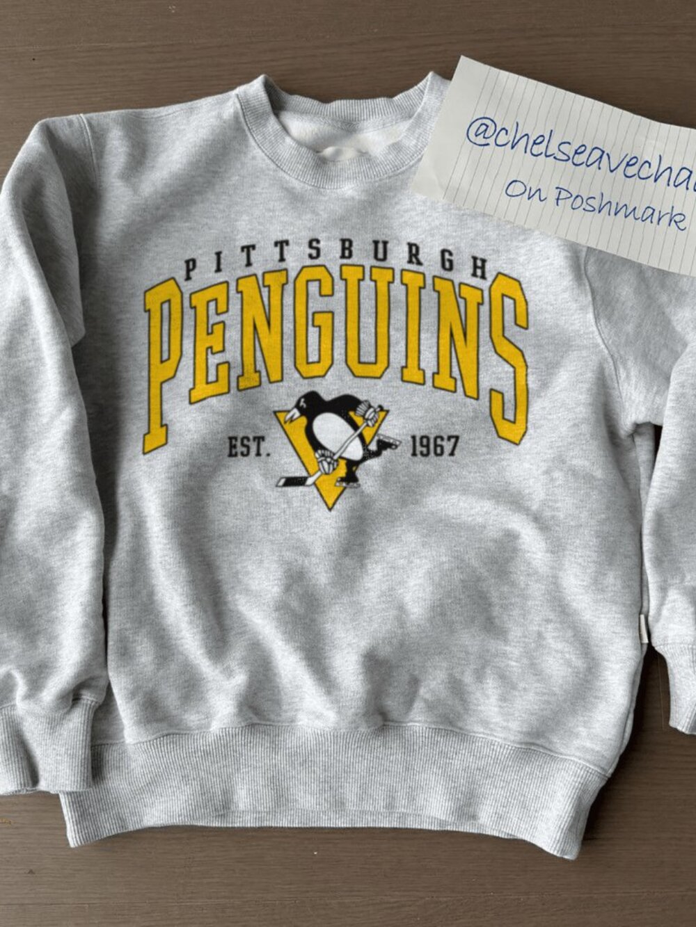 Vintage Pittsburgh Penguins Logo Sweatshirt, Pittsburgh Penguins Hockey Unisex